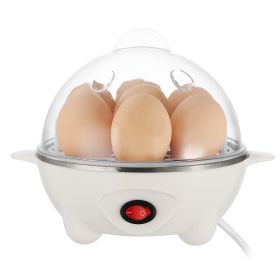 1Pc Electric Egg Cooker 7-Capacity Hard-Boiled Egg Maker With Auto-Off Measuring Cup For Hard Boiled Steamed Vegetables Seafood Dumplings